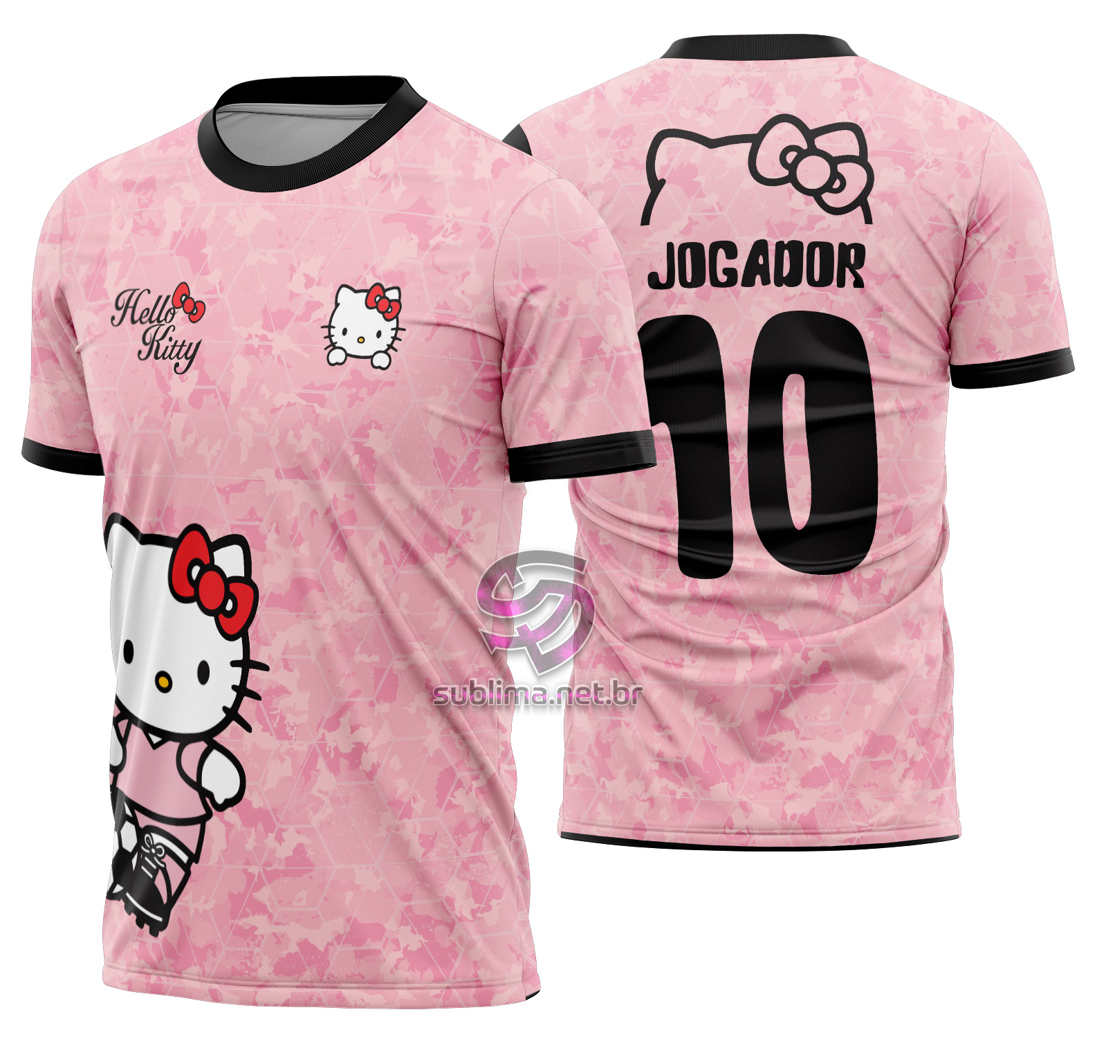 Arte vetor camisa Interclasse Hello Kitty Mod-618