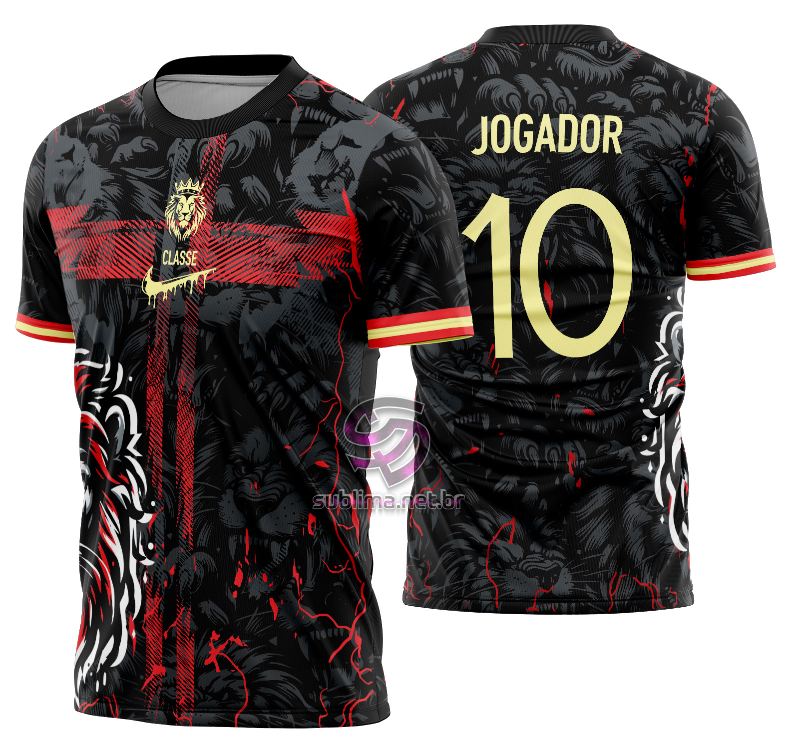 Arte vetor camisa Interclasse Leão Mod-612
