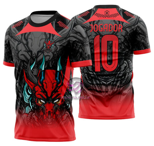 Arte vetor camisa Interclasse Mecha Skull Mod-643