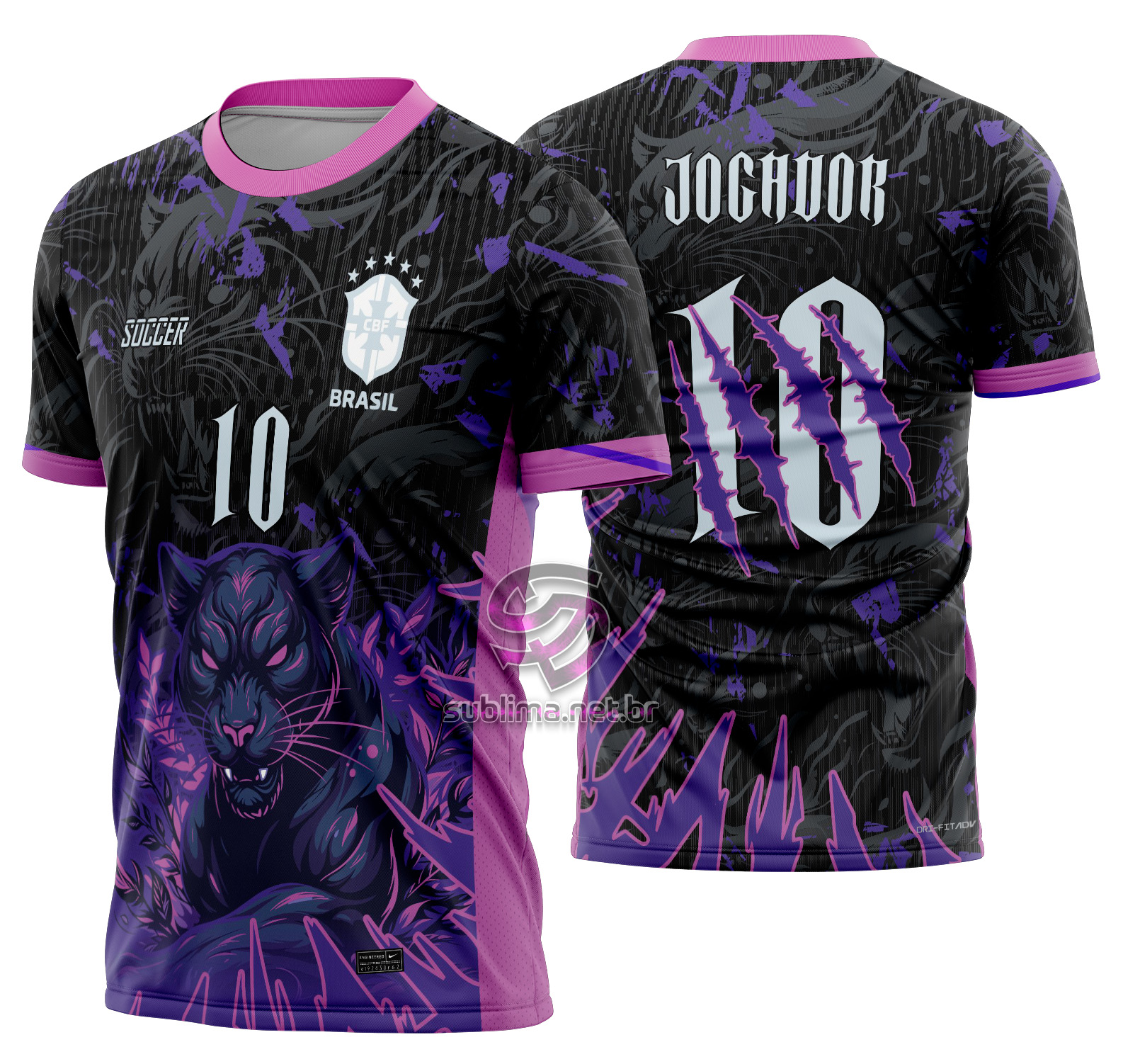 Arte vetor camisa Interclasse Pantera Mod-609