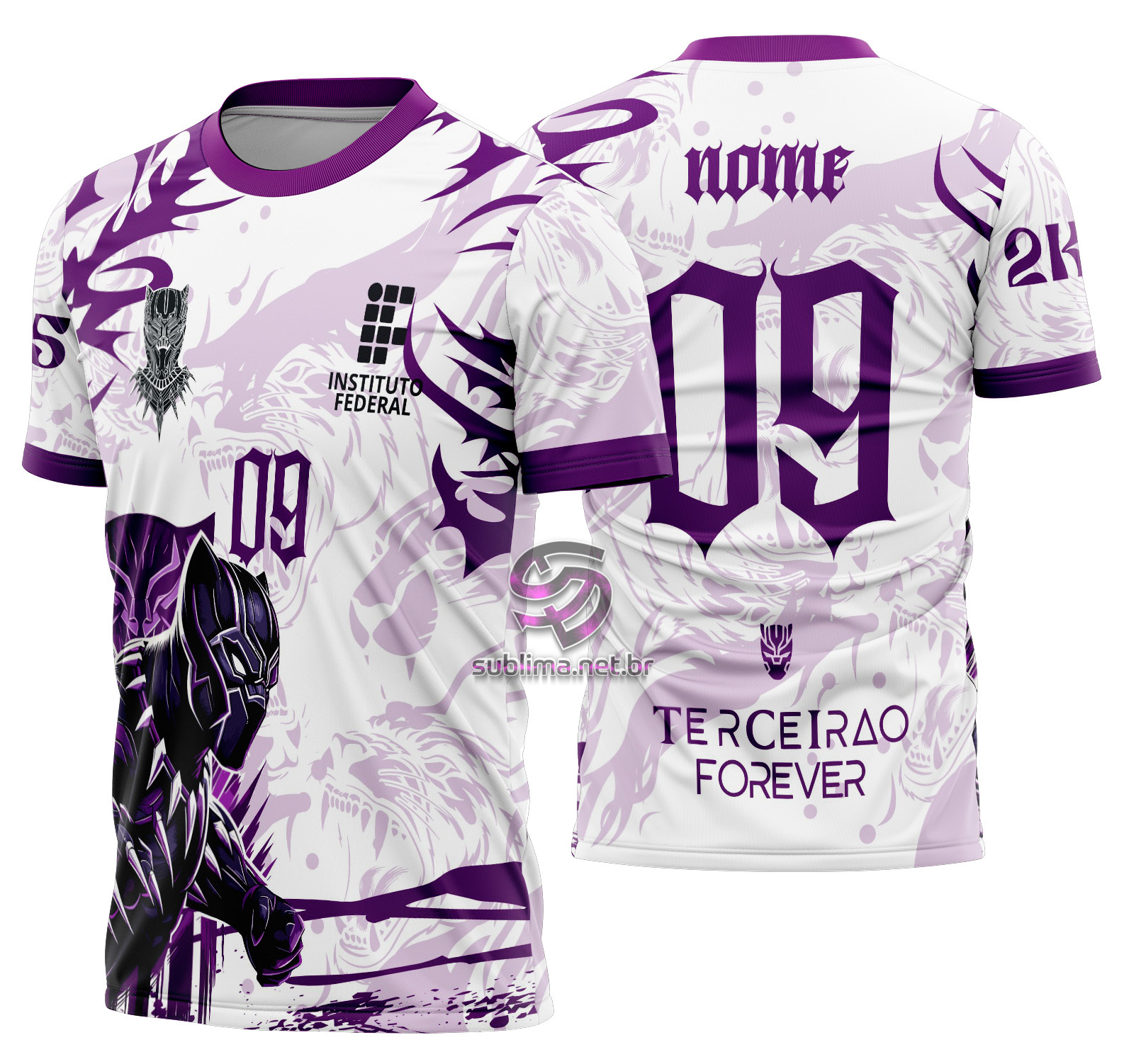 Arte vetor camisa Interclasse Pantera Mod-624