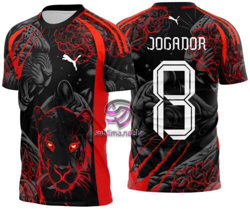 Arte vetor camisa Interclasse Pantera Mod-626