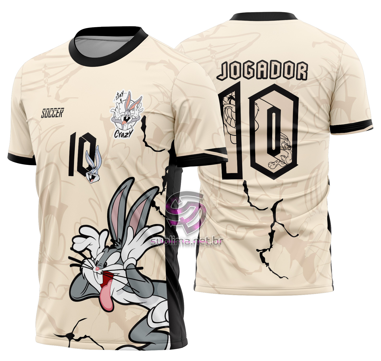 Arte Vetor Camisa Interclasse Pernalonga Mod-601