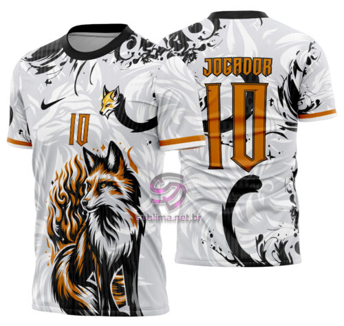 Arte vetor camisa Interclasse Raposa Mod-636