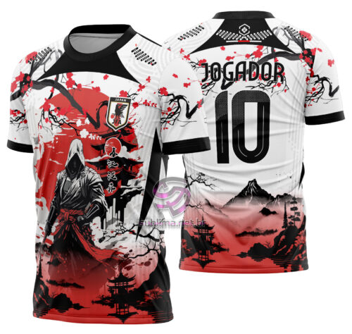 Arte vetor camisa Interclasse Samurai Mod-641