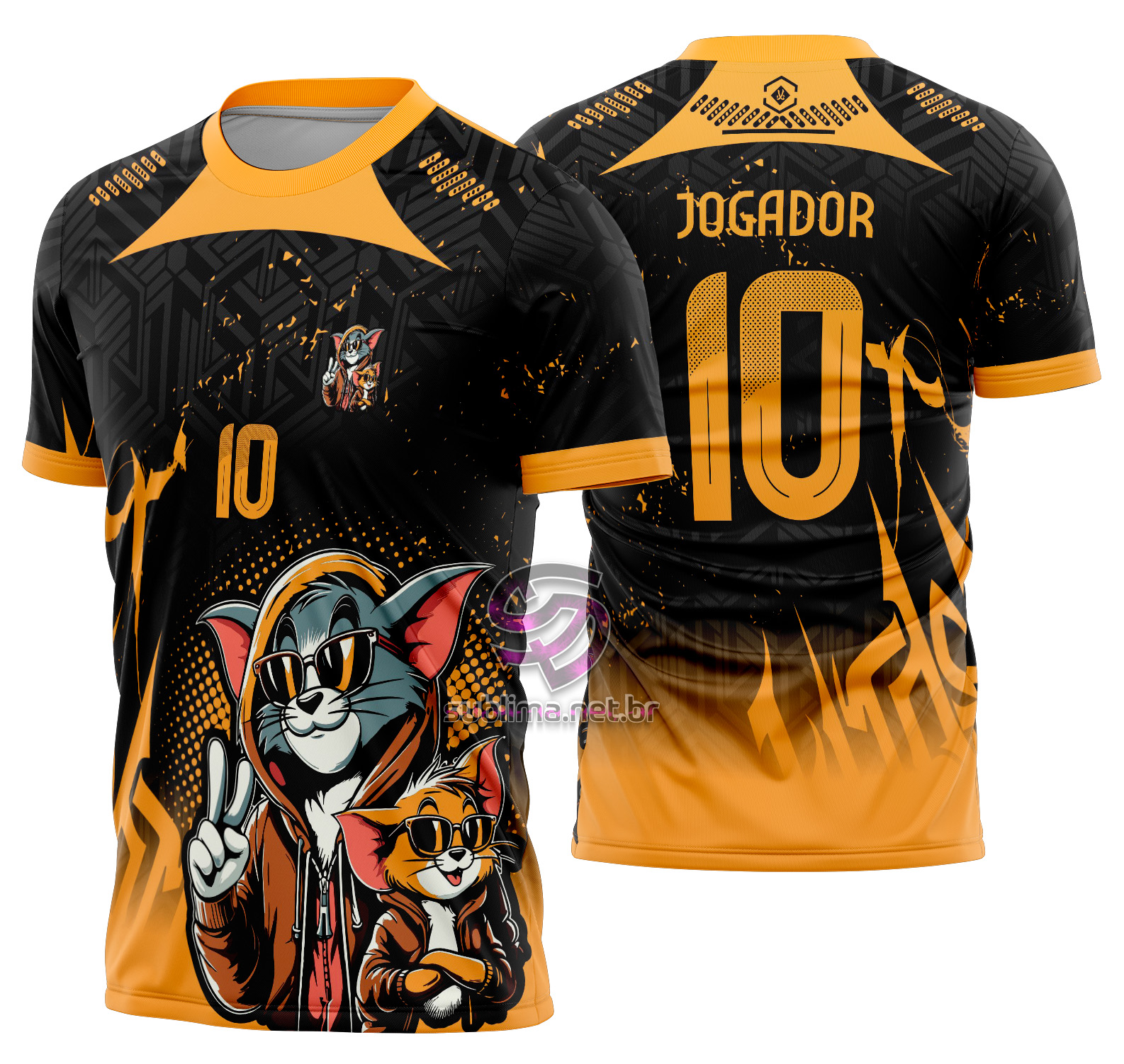 Arte vetor camisa Interclasse Tom & Jerry Mod-640