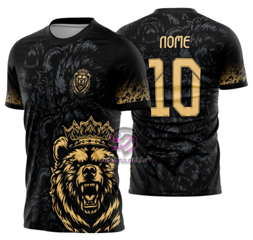 Arte vetor camisa Interclasse Urso Mod-602