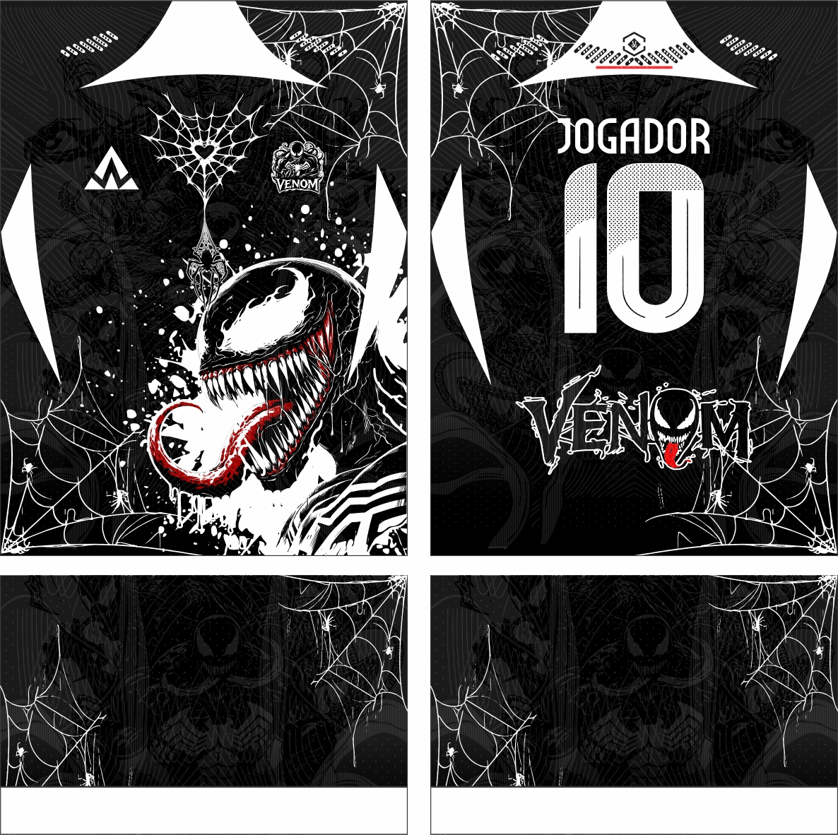 Arte vetor camisa Interclasse Venom Mod-642 - Imagem 2