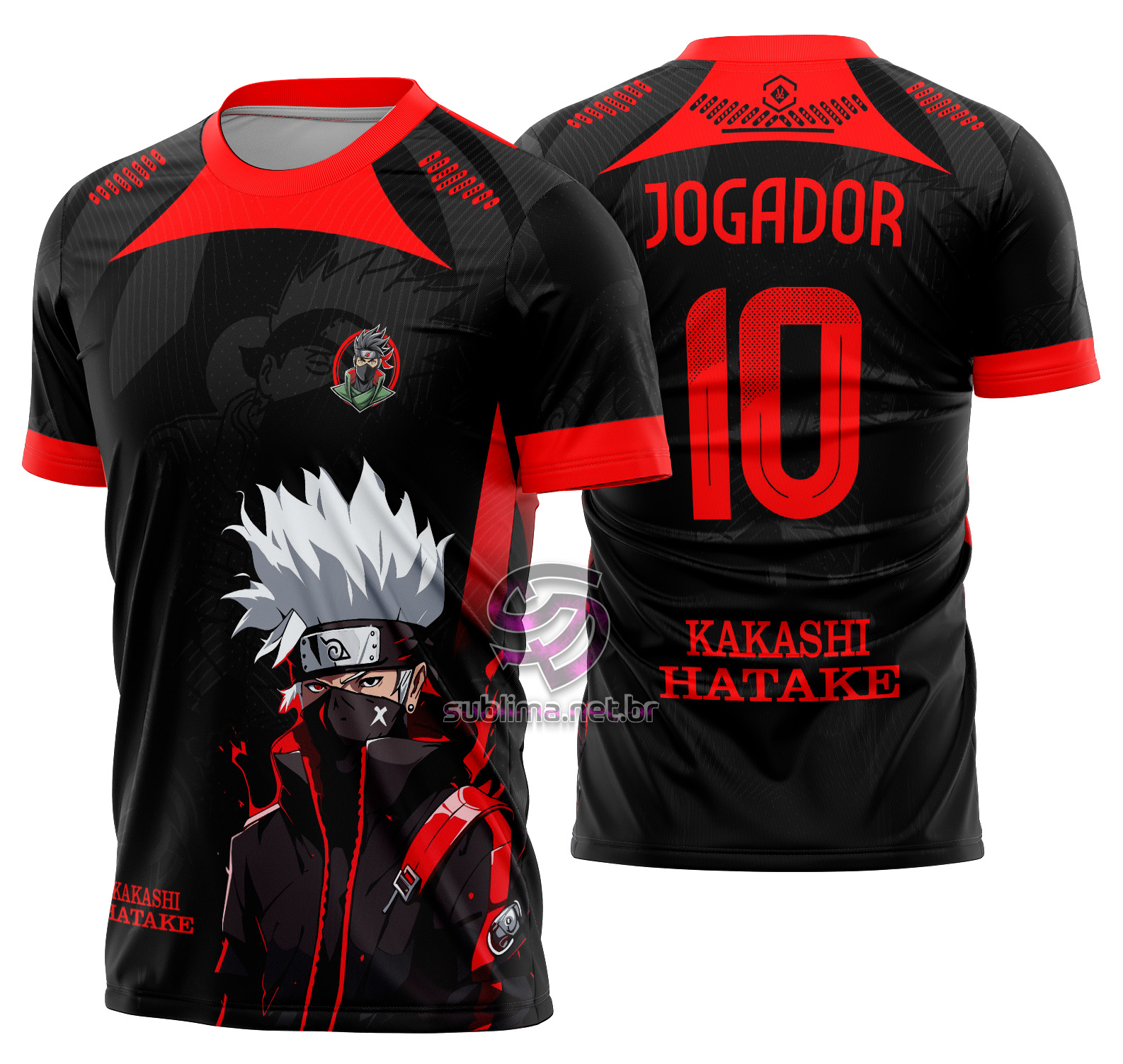 Arte vetor camisa Interclasse  Kakashi Hatake Mod-637