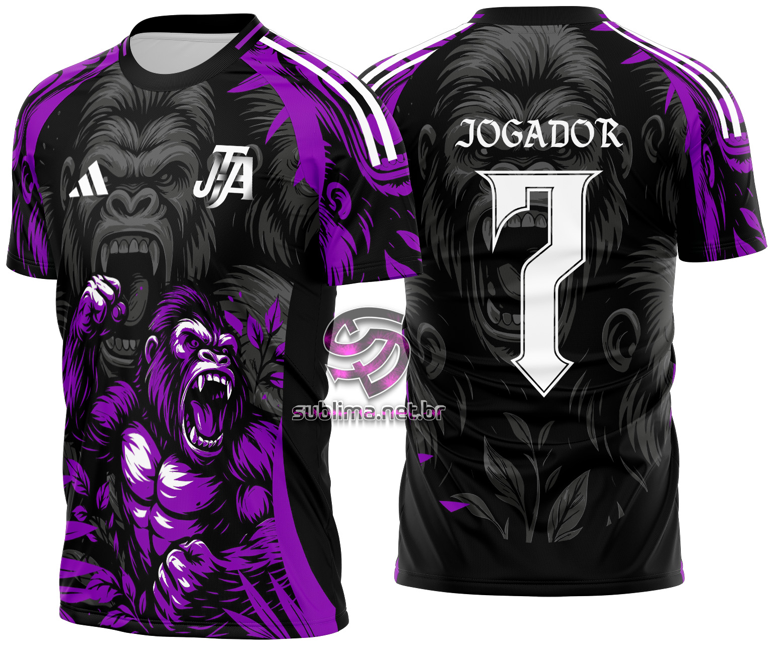 Arte vetor camisa Interclasse gorila  Mod-607