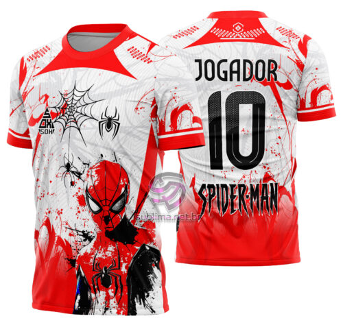 Arte vetor camisa Interclasse homem aranha Mod-634