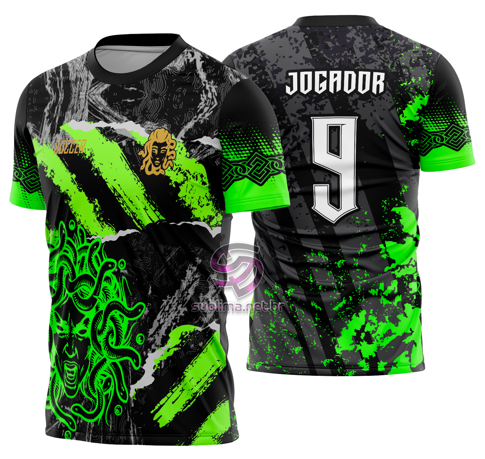 Arte vetor camisa Interclasse medusa Mod-632