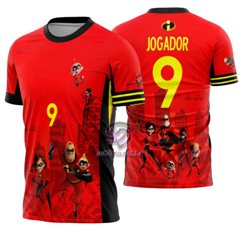 Arte vetor camisa Interclasse os incríveis Mod-650