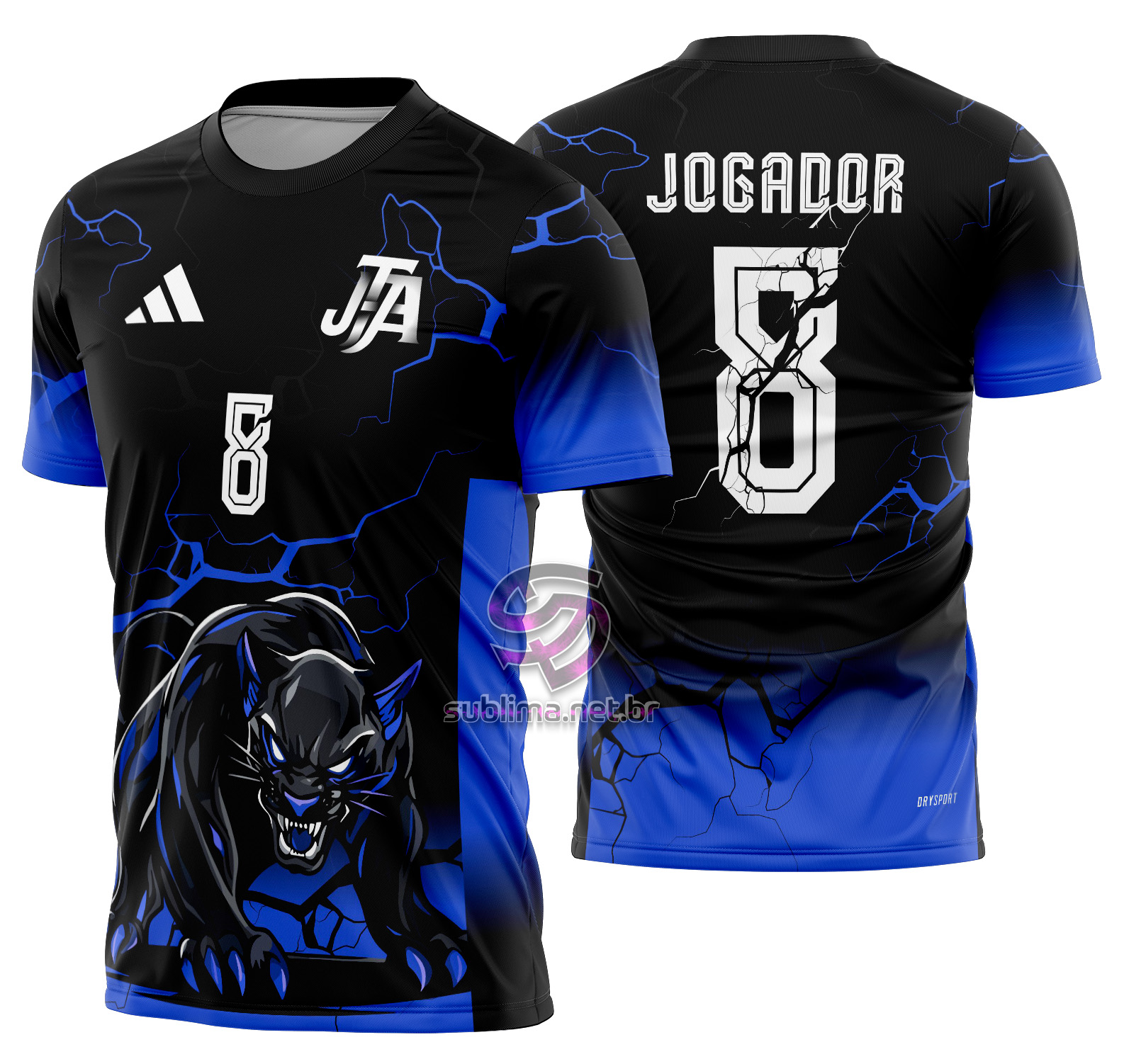 Arte Vetor Camisa Interclasse pantera Mod-649