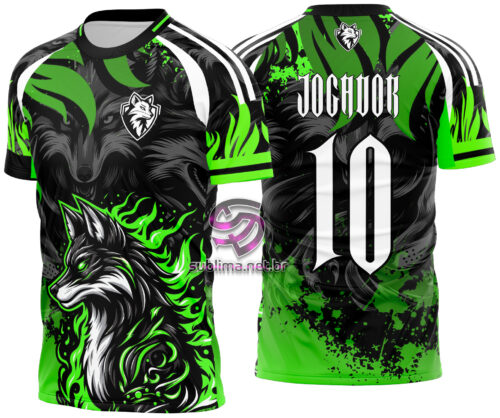 Arte vetor camisa Interclasse raposa Mod-609