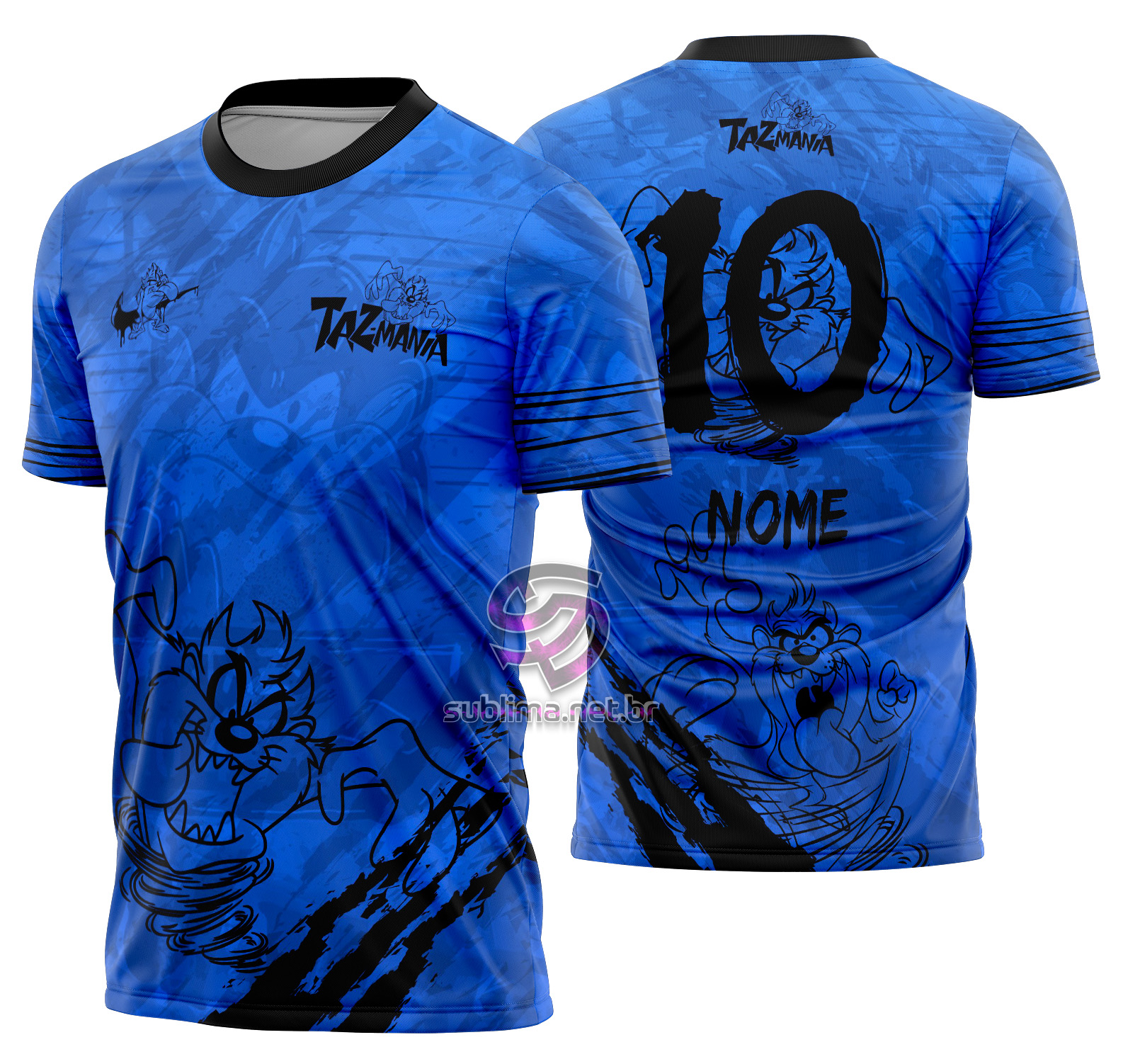 Arte Vetor Camisa Interclasse taz-mania Mod-621