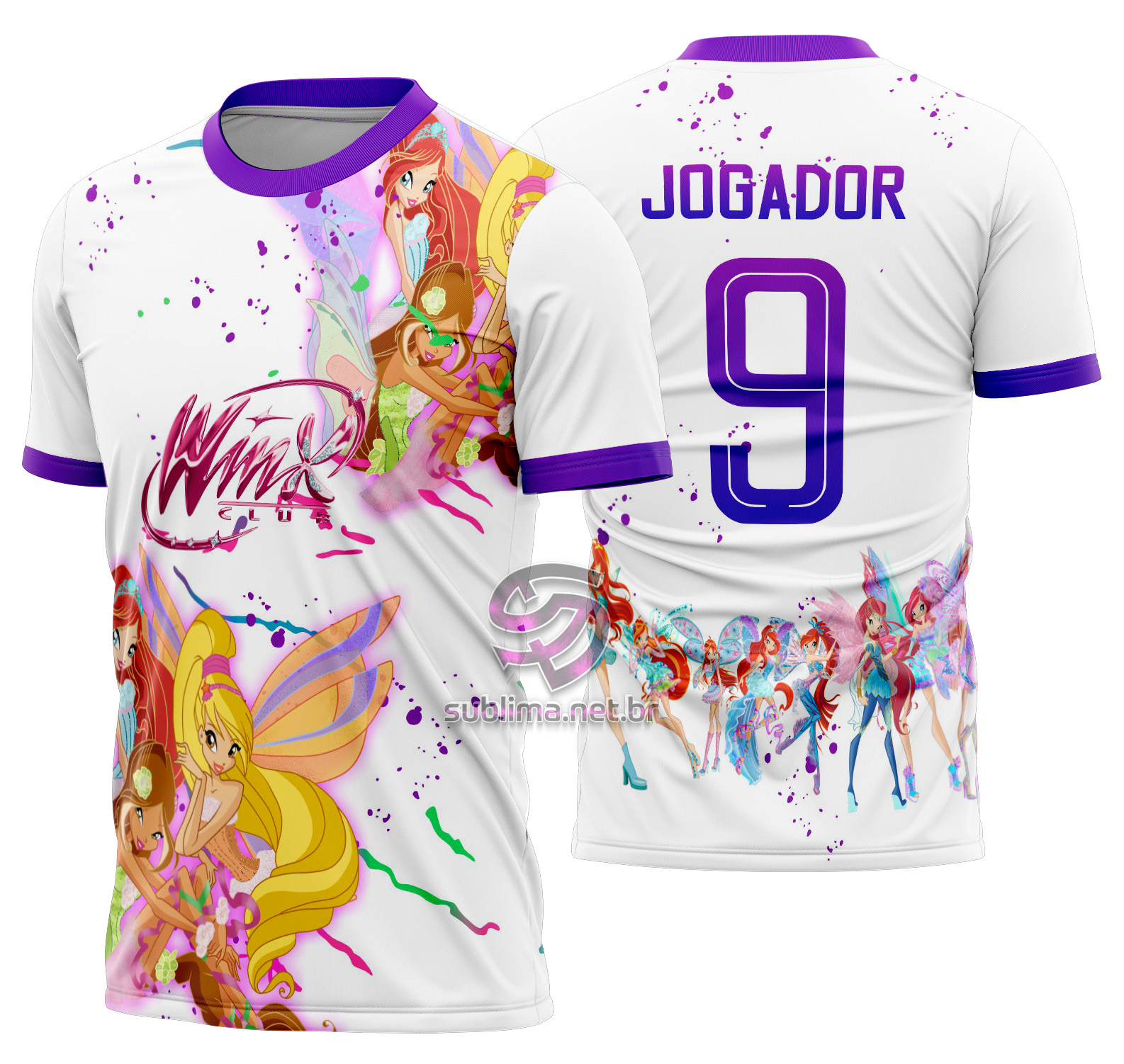 Arte Vetor Camisa Interclasse winxs Mod-630