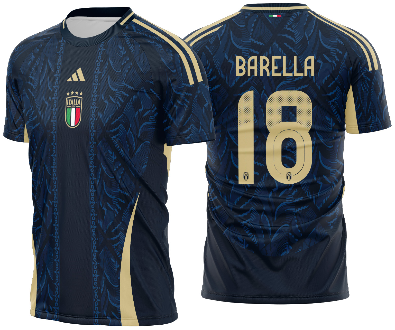 Arte vetor camisa Italia Greco Brush Concept