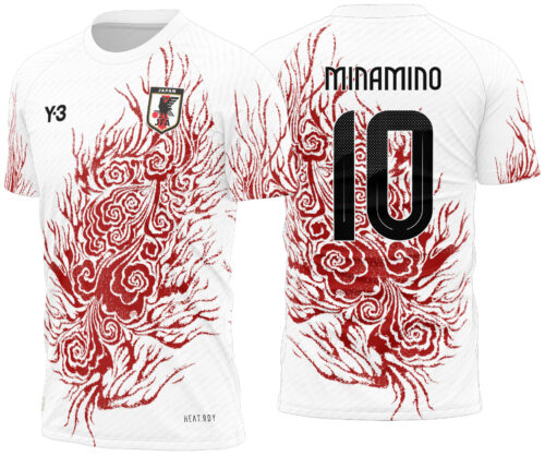 Arte vetor camisa Japão Y-3 2024