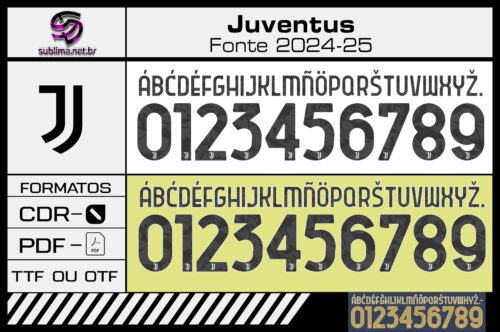Arte vetor camisa Juventus 24-25