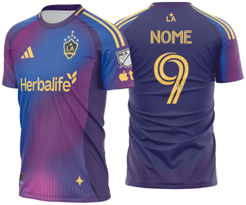 Arte vetor camisa LA Galaxy Visita 2025