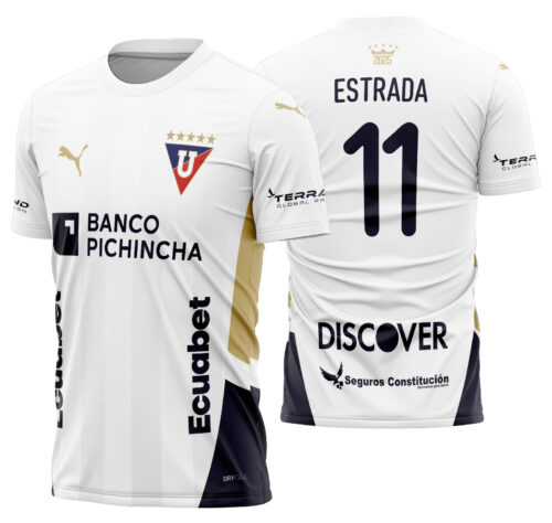 Arte vetor camisa LDU Quito Local 2025