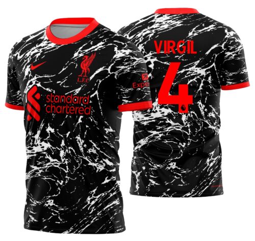 Arte vetor camisa Liverpool Concept 2025