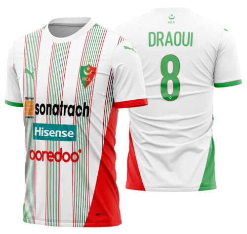 Arte Vetor Camisa MC Alger Visita 2024-2025