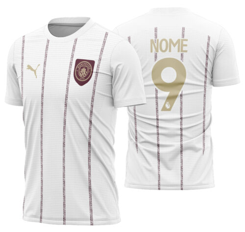 Arte Vetor Camisa Manchester City Pre-jogo 2024-25