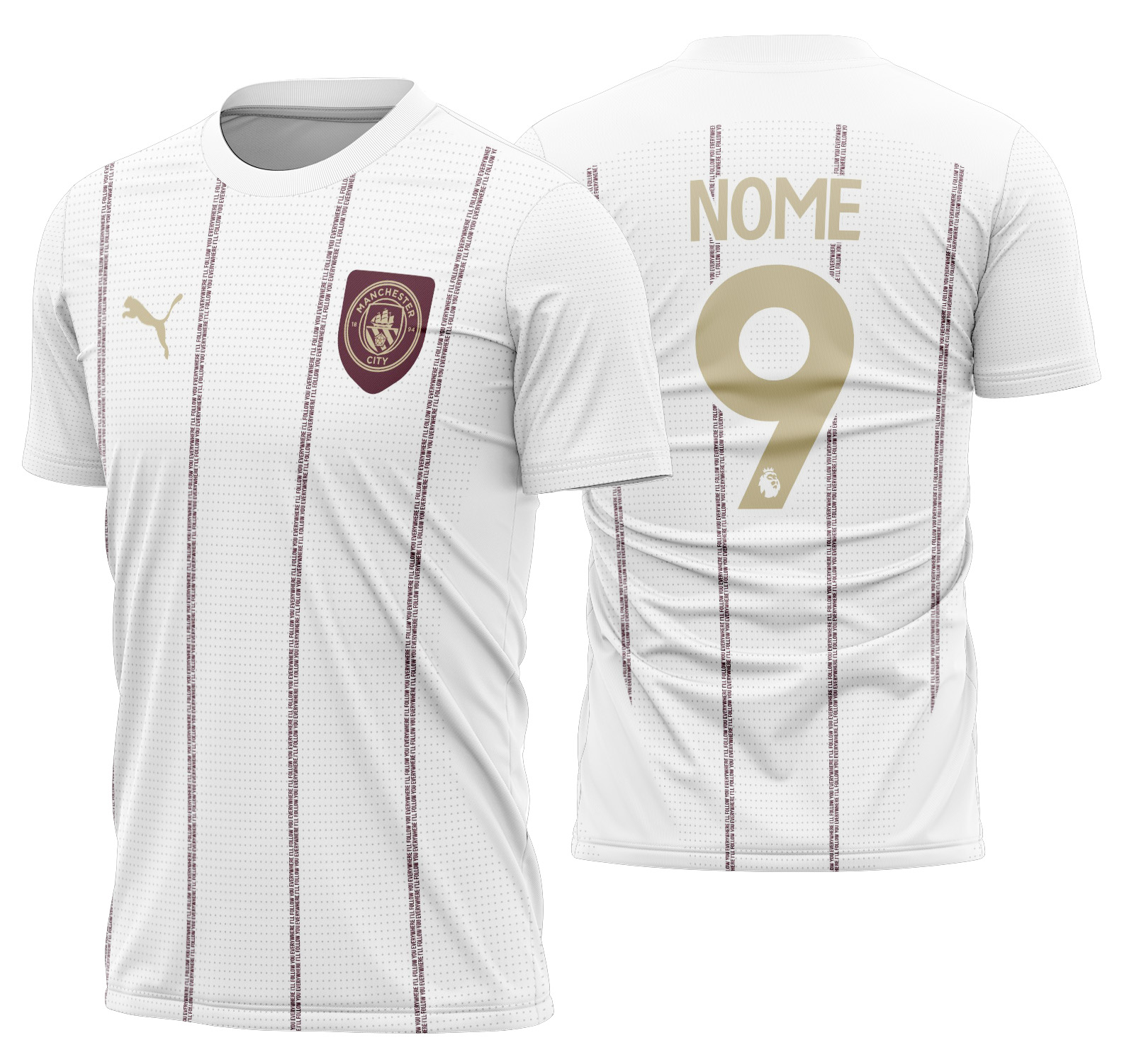 Arte Vetor Camisa Manchester City Pre-jogo 2024-25