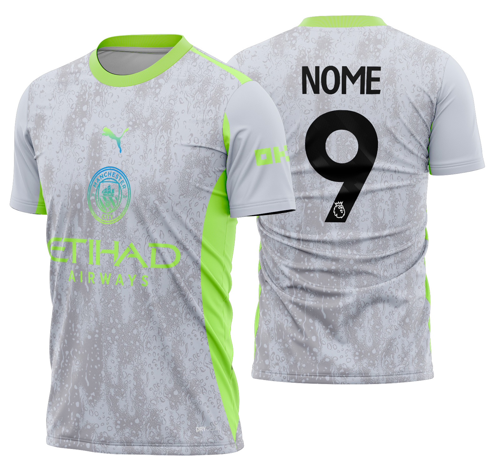 Arte Vetor Camisa Manchester City Terceira 2025-2026