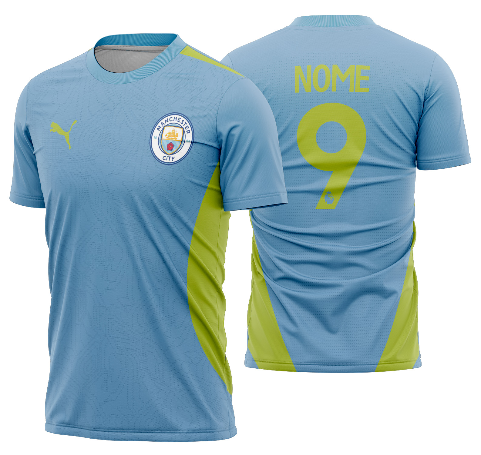 Arte Vetor Camisa Manchester City Treino 2024-2025