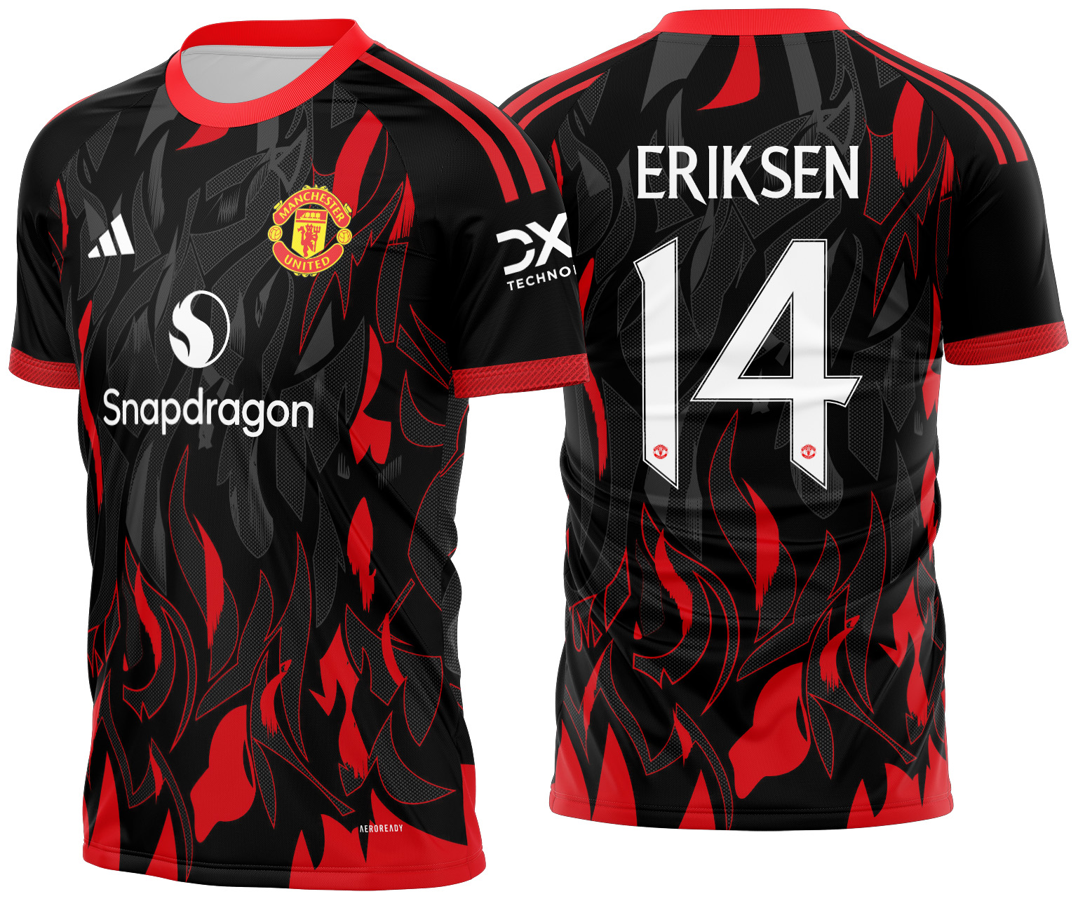 Arte Vetor Camisa Manchester United Conceito 2025
