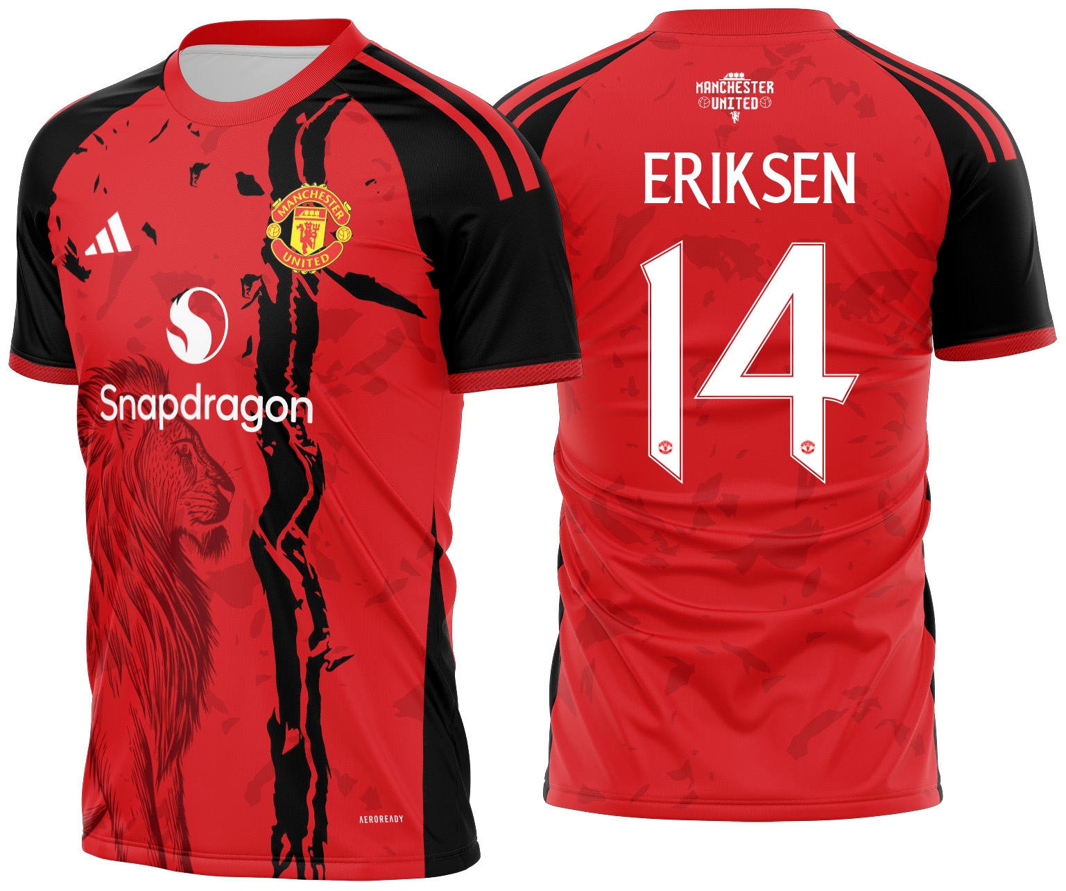 Arte vetor camisa Manchester United Concept 2025
