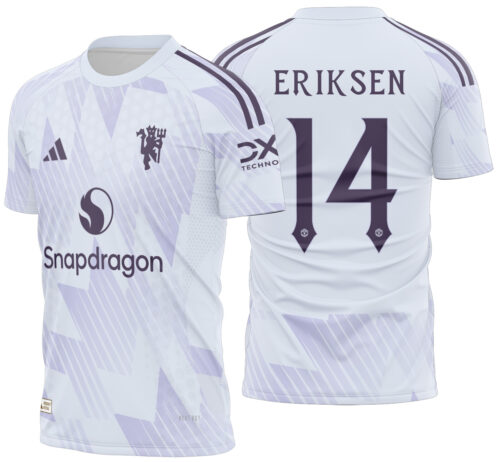 Arte vetor camisa Manchester United Visita 2025-2026