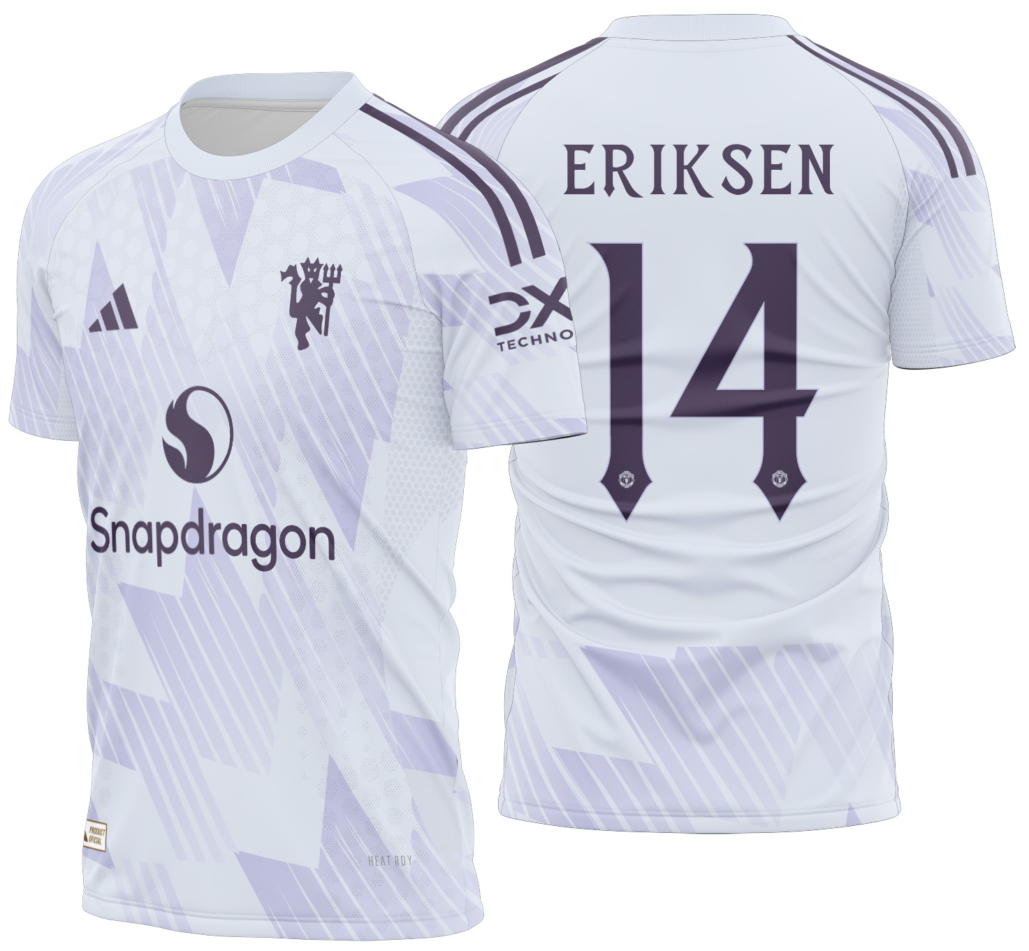 Arte vetor camisa Manchester United Visita 2025-2026