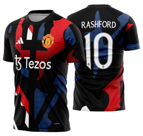 Arte vetor camisa Manchester United Pré-jogo 2024-2025