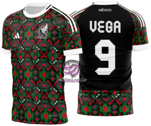 Arte Vetor Camisa Mexico Concept 2025-26