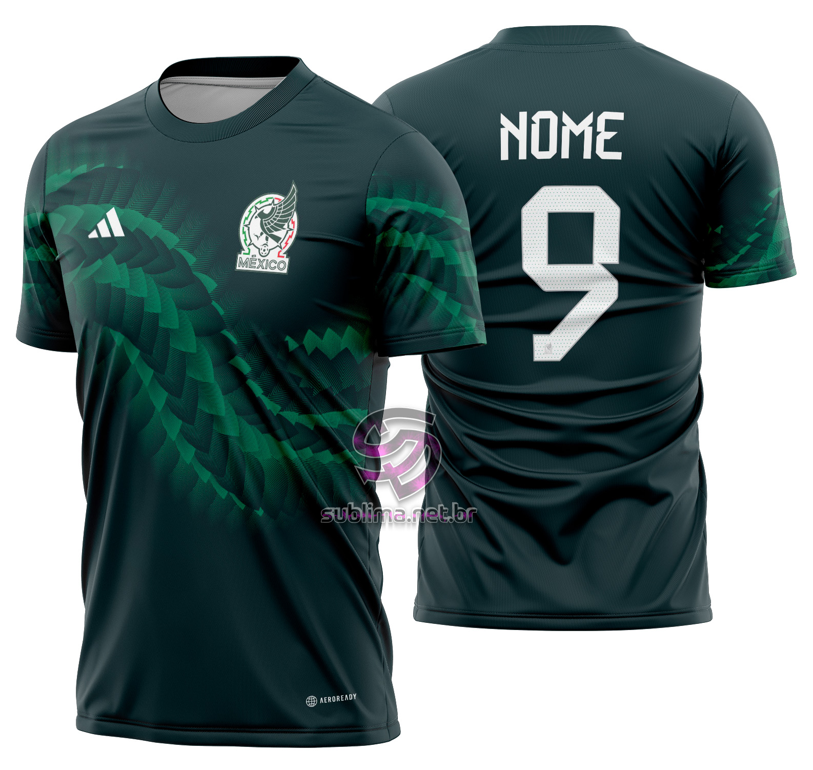 Arte vetor camisa México Pré-jogo 2022