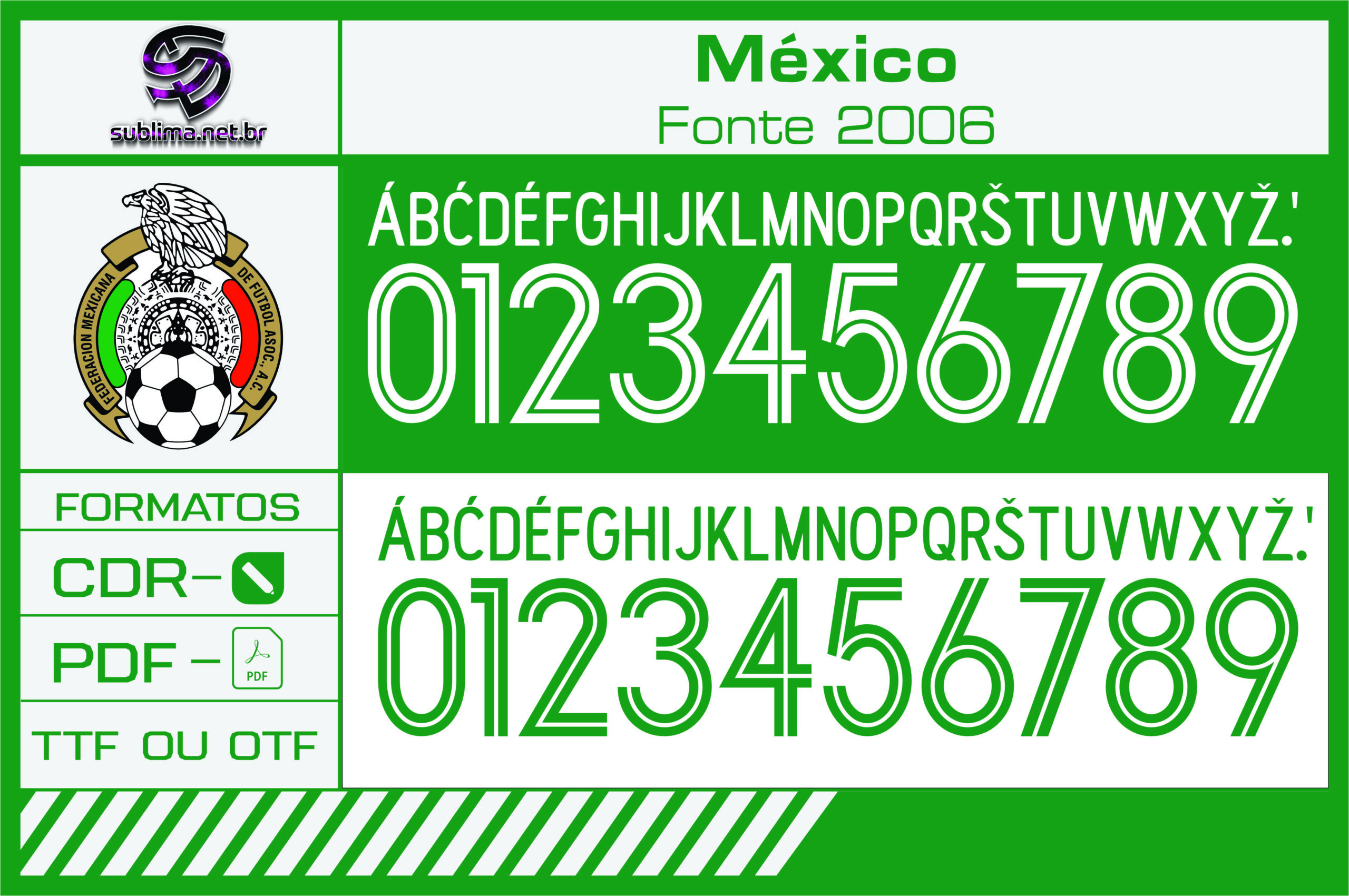 Fonte Mexico WC 2006