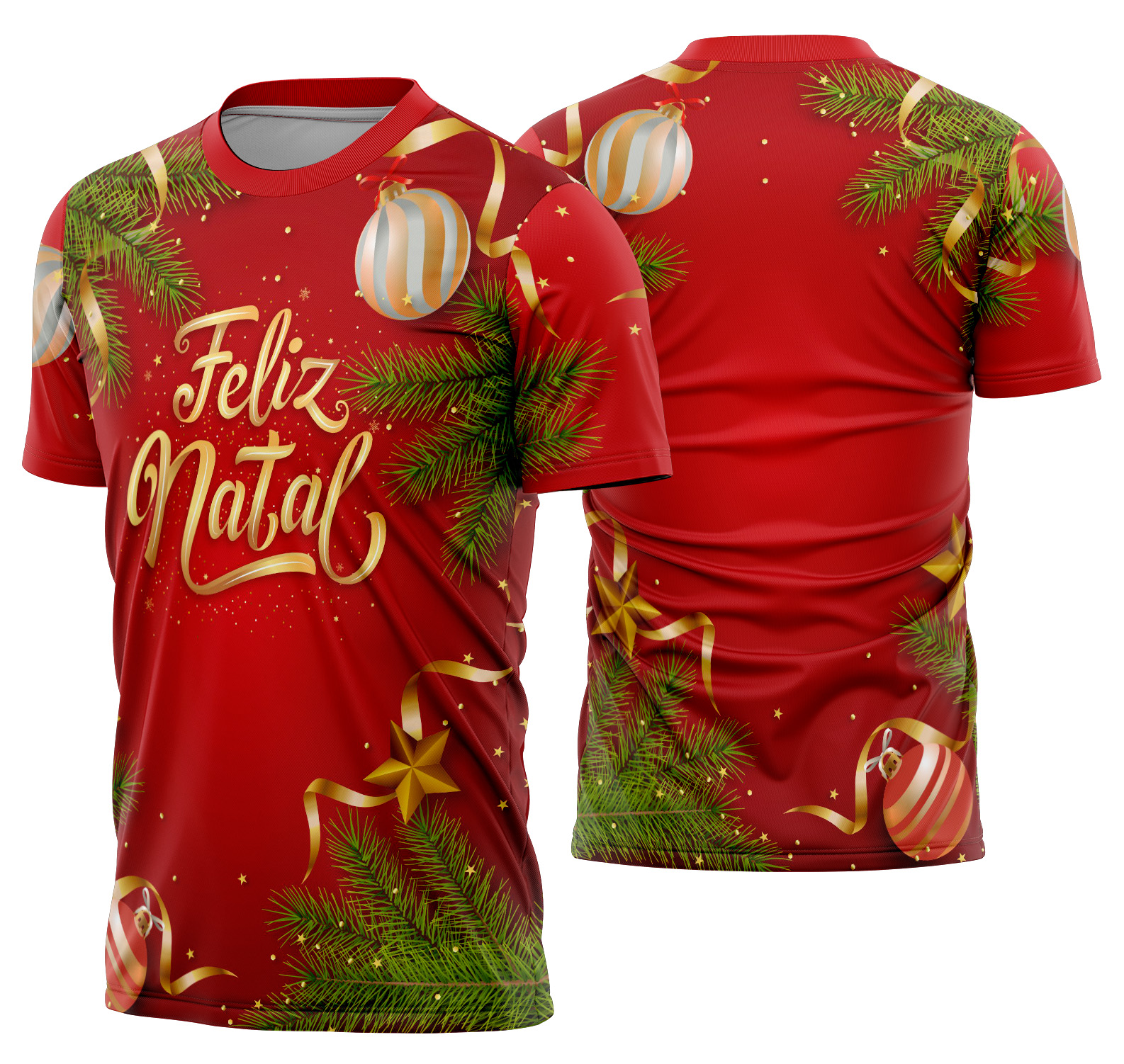 Arte estampa camisa Natal Mod-58