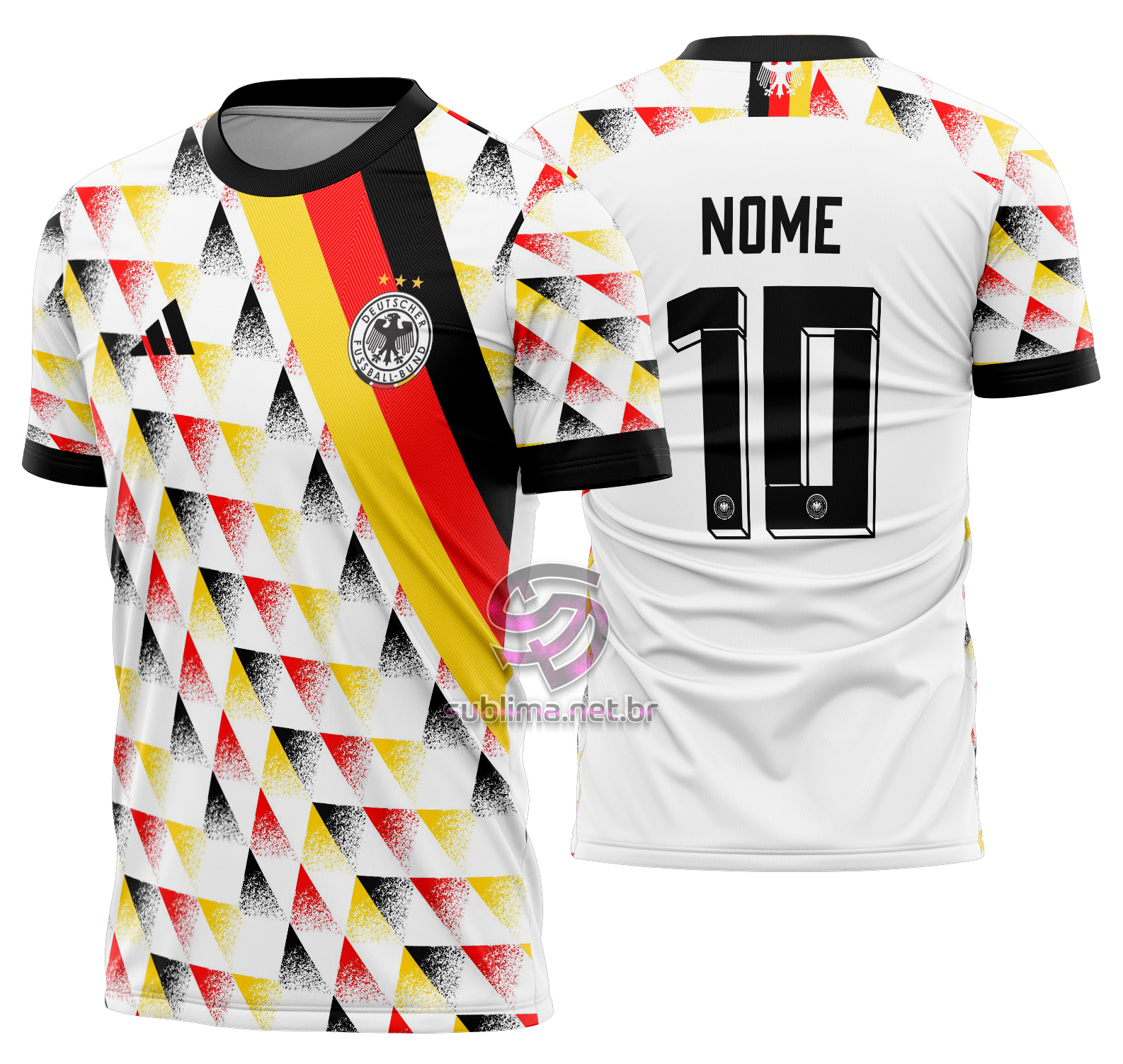 Arte vetor camisa Alemanha Conceito grunje 2024