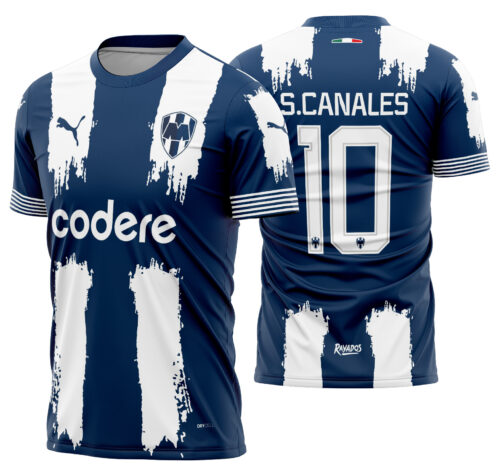 Arte Vetor Camisa Monterrey CWC Local 2025