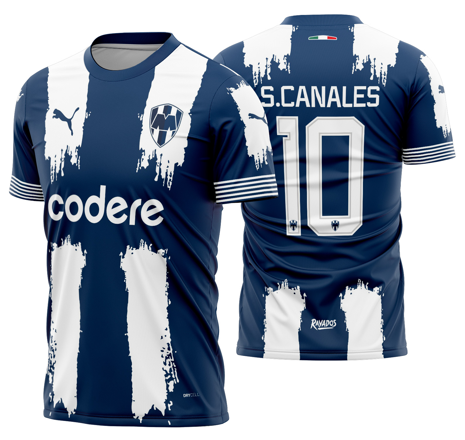 Arte Vetor Camisa Monterrey CWC Local 2025
