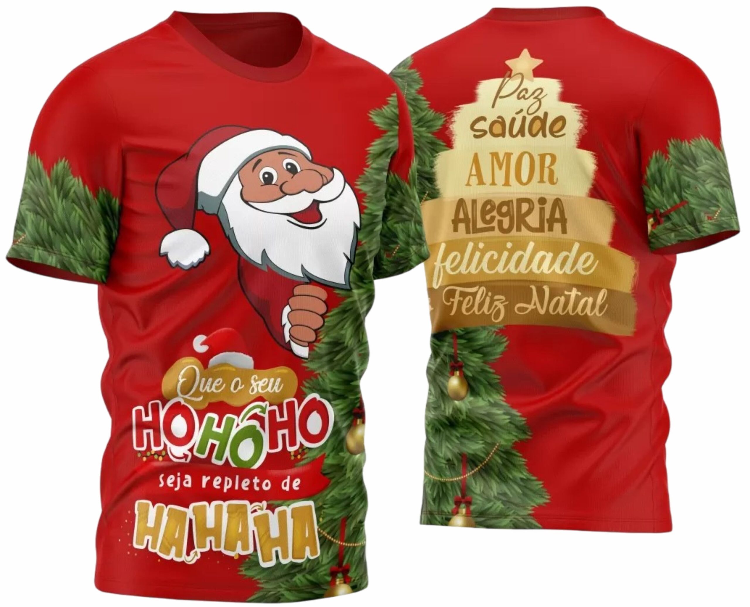 Arte estampa camisa Natal Mod-12