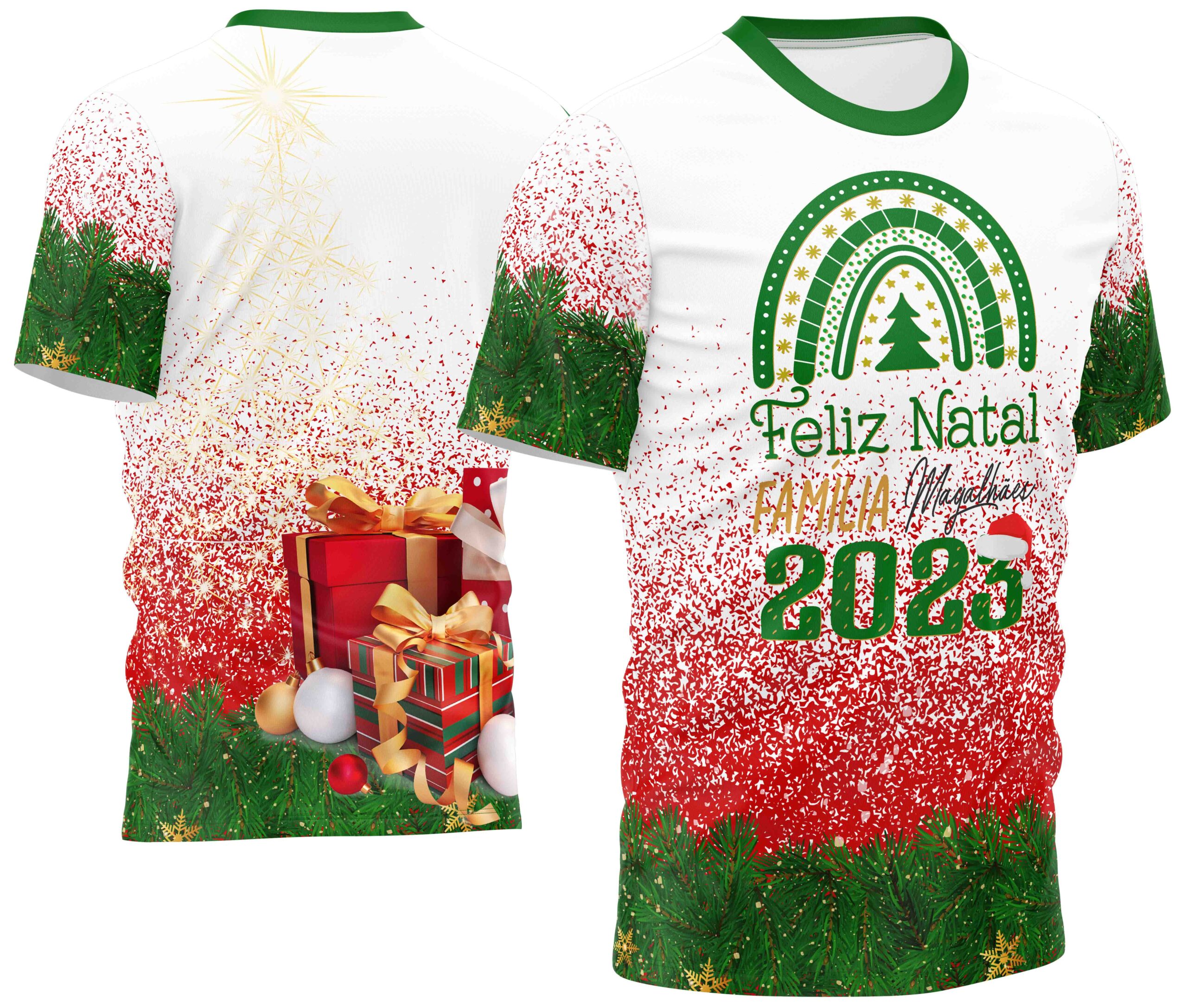 Arte estampa camisa Natal Mod-17