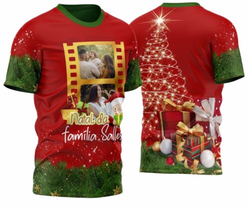 Arte estampa camisa Natal Mod-18