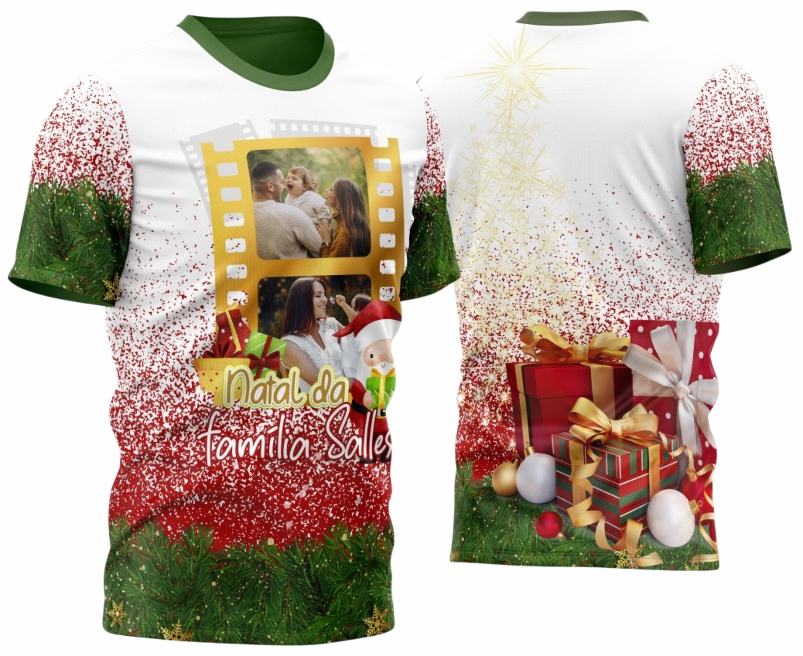 Arte estampa camisa Natal Mod-19