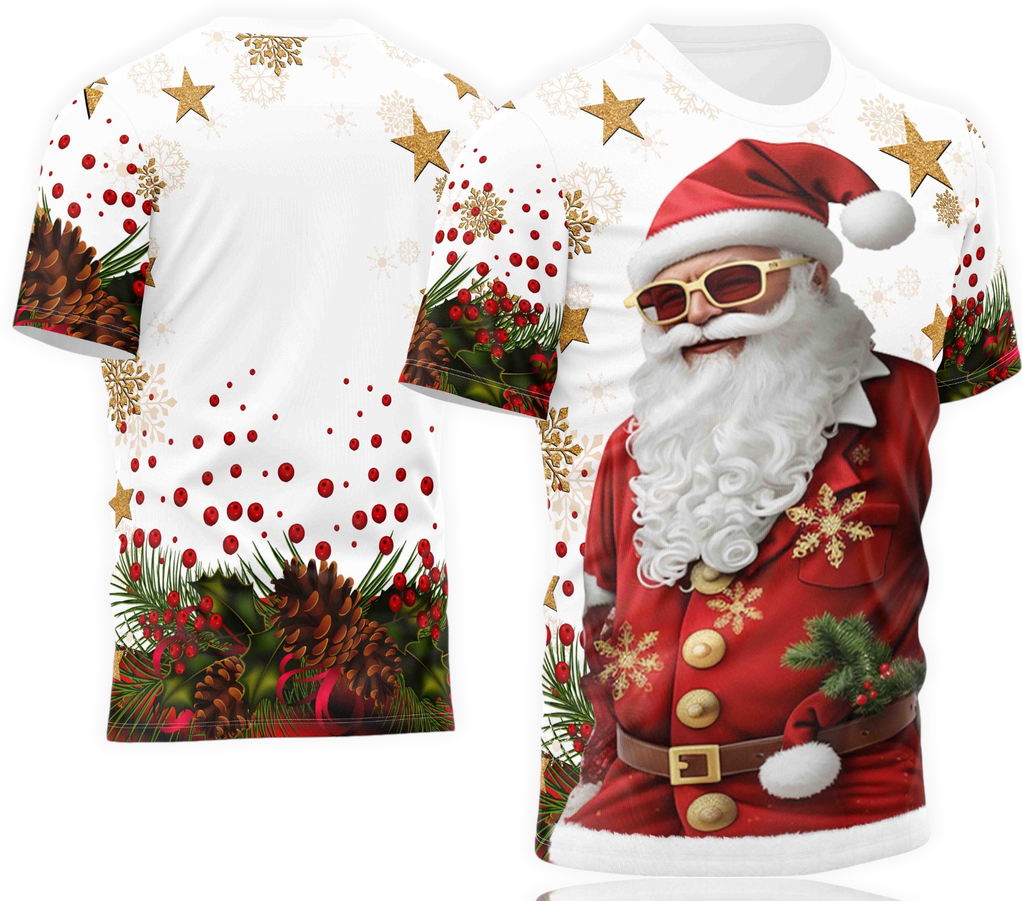 Arte estampa camisa Natal Mod-2
