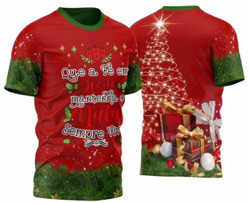 Arte estampa camisa Natal Mod-20